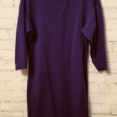 Щільна фіолетова сукня