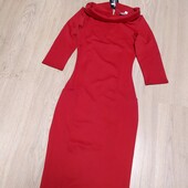 Стильное платье с карманами р.42. Новое! Последнее!