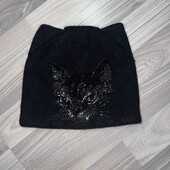 Тёплая шапка с шерстью на фличе6