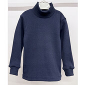 Водолазка дитяча рубчик без начосу 86-146 кольори