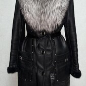 Натуральна тепла дублянка М-L 44-46р