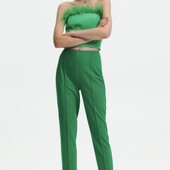 Базові зелені брюки, S