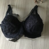 Эсмара! Женские чёрный бюстгальтер минимайзер 95 C