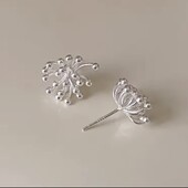 Неймовірні срібні сережки кульками 925