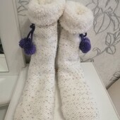 Нові! Шкарпетки тапочки на хутрі Р. 36=39см