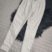 Primark XS, молочні скінні еко шкіра , легінси стрілки