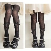 Набір стильних нарядних колготів чорні+ білі