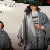 6564 пончо флісове Esmara one sine