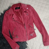 Vero moda, S, замшева червона косуха