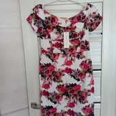 Розпродаж!!! Брендовое красивое коттоновое платье р.14-16.