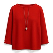 Шикарный свитер, джемпер с ангорой, n.every day, р. s/m, наш 44-50, вишня