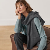 ♕ Теплий шарф для стильного образу від Tchibo (Німеччина)