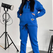 Шикарный костюм трёхнитка на флисе, р.46-48.