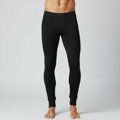 Теплі чоловічі кальсони на хутрі чорний 48-52