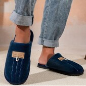 Мужские или подростковые домашние комнатные тапочки стелька 25/25,5 см.