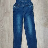Стильний джинсовий комбінезон 7-8
