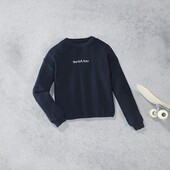 Джемпер із м'якої бавовняної пряжі з довгими рукавами від бренду Pepperts на зріст 134/140