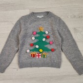 #4793. Светр новорічна ялинка 116р