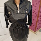 Сукня екошкіра