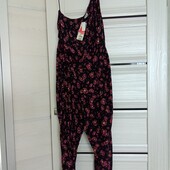 Розпродаж!!! Брендовый новый вискозный комбинезон-ромпер на одно плечо р.16.