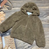Кофта/куртка Тедди на подкладке на 6/7 лет, состояние идеальное