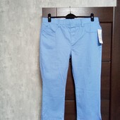 Новые брендовые коттоновые брюки-бриджи 7/8 р.16