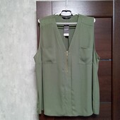 Брендовая новая красивая блуза р.20-22.