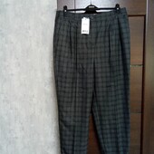 Новые брендовые классические брюки-бананы р.16.