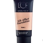 Зволожувальний тональний крем LCF silk effect foundation тон 02, 40 мл