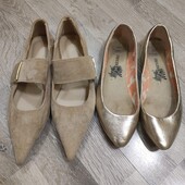 туфлі балетки 2 пари