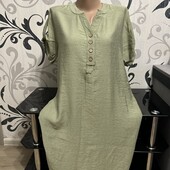 Сукня оливка, р.М в гарному стані