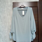 Брендовая новая красивая блуза р.18-20.