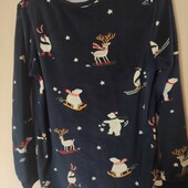Оксамитова піжамна кофтинка 11-12 р./152 см
