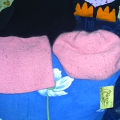 Шапка теплая+снуд(шарф)\ Новая\марка Оdyssey...