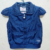 Гарна болоньева жилетка для дівчинки 24-30 місяців.