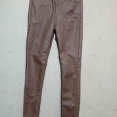 Класні штани під шкіру для дівчинки 12-14 років.