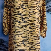 Распродажа! Стильная базовая фирменная -рубашка -туника на пышные формы!