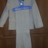 Класичний льняний костюм на 3-4 роки