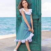 Платье в полоску