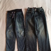 Лот джинсы-4-5-6 лет