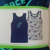 Майка для хлопчика 2 шт набір Ракета 146/152 7795