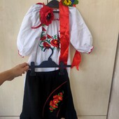 Костюм український для дівчинки 5-7 років зріст 110-122