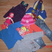 Одежда для девочки 6_18 мес. Вещей 11 шт.