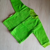 Тепла кофтинка на малюка зелена
