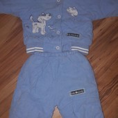 Комплект весенний курточка+брючки под джинс на 2-3 годика.