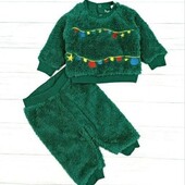 Костюм дитячий ялинка новорічний різдвяний плюшевий Lupilu 62-68