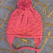 Шапка на флісовій підкладці lulipu 6-12 міс