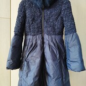 Пуховик в форме бутона, женственный 158см смотрите замеры