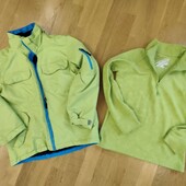 куртка деми + реглан в подарок салатовые 146см