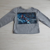 Дитячий реглан Людина-павук сірий. 2-3р маломірка